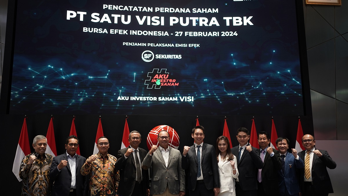 PT Satu Visi Putra Tbk (VISI) Resmi Listing, Raih Dana IPO Rp 73,80 ...